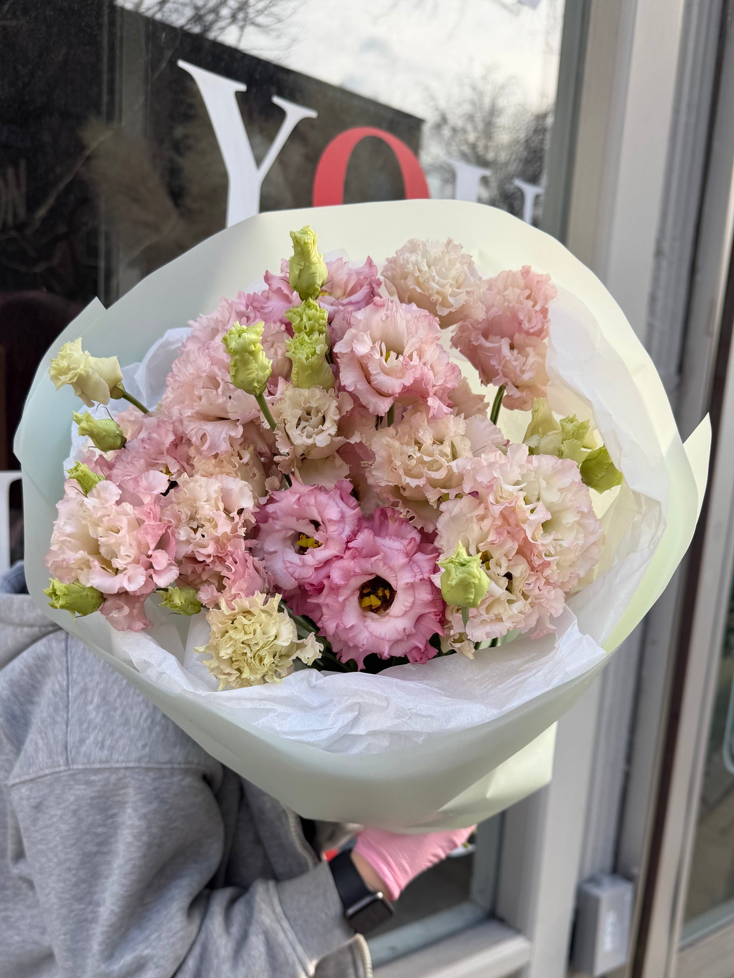 Pink Lisianthus Bouquet