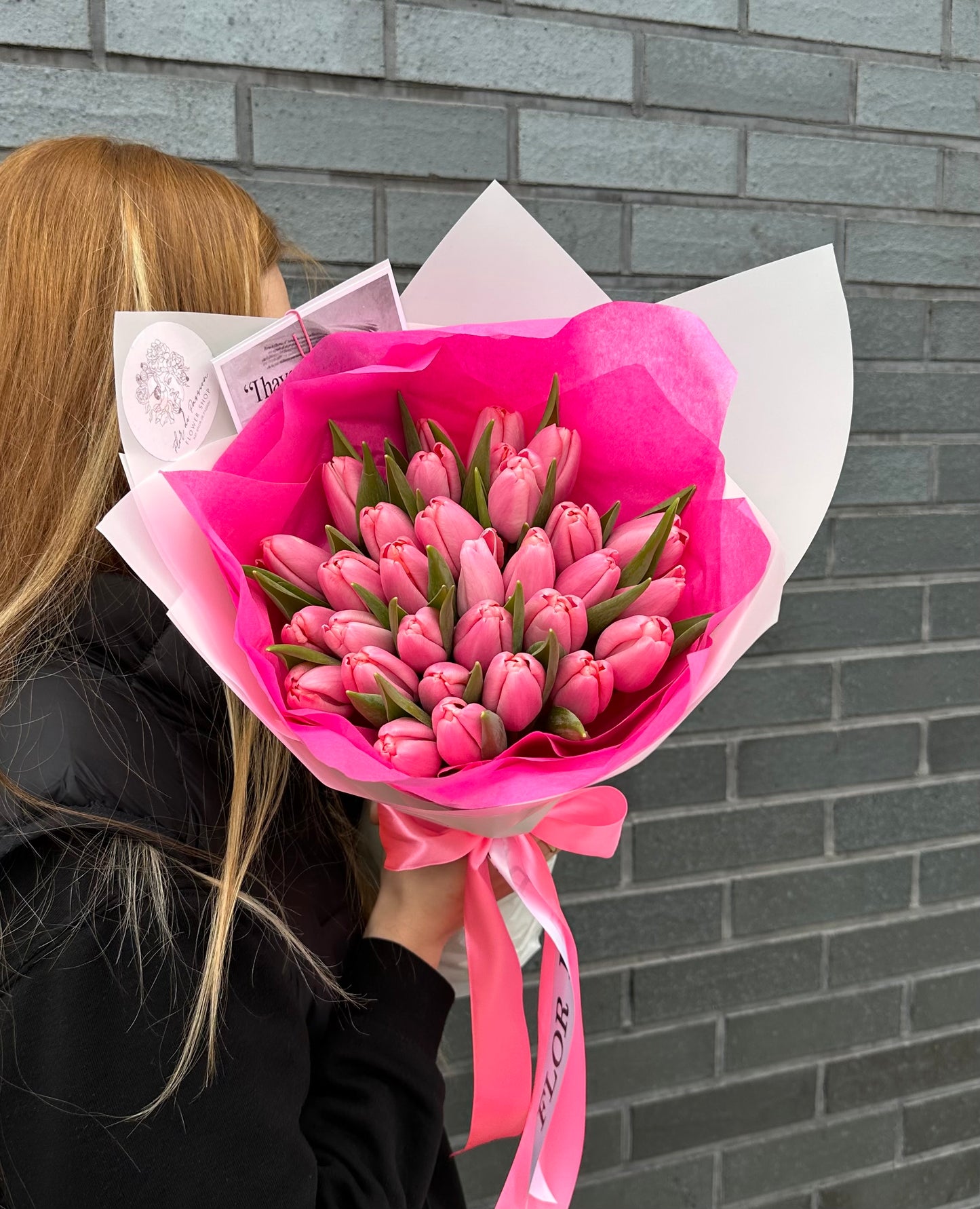 Pink Tulips Bouquet