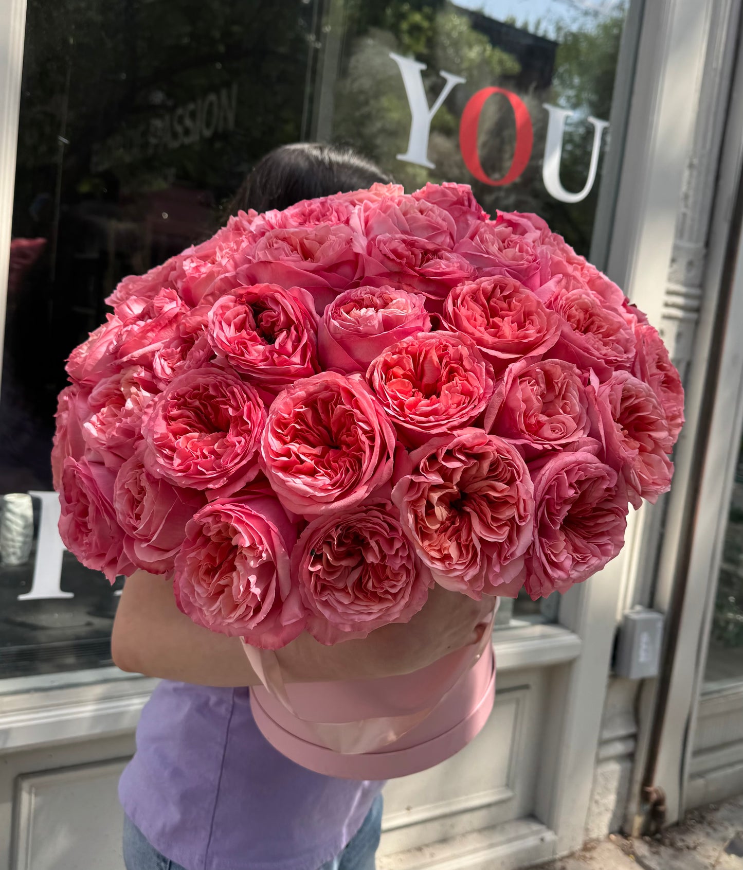 Pink Expression Roses in a Box
