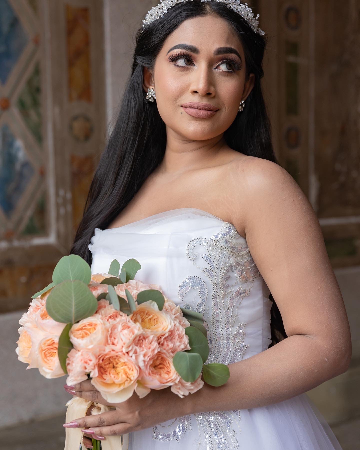 Wedding Bouquet "Peach"