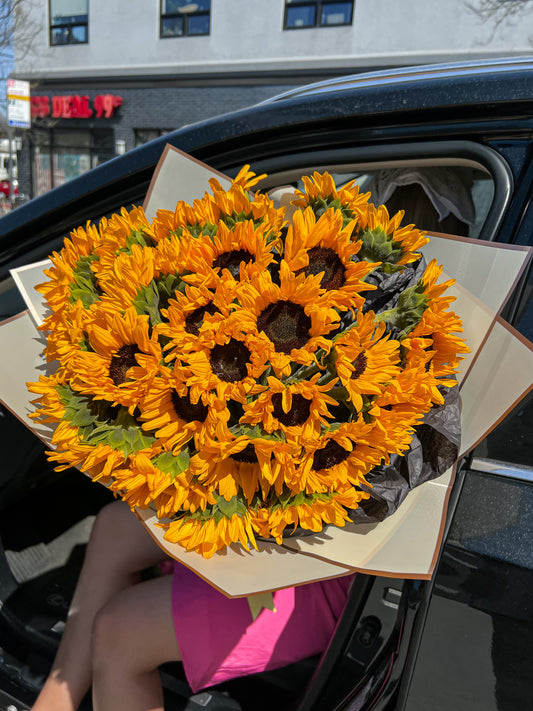 Mono Sunflowers